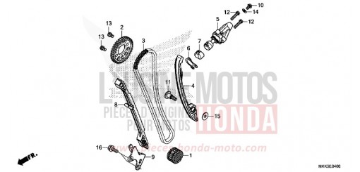 CAM CHAIN/TENSIONER CRF1000D2J de 2018